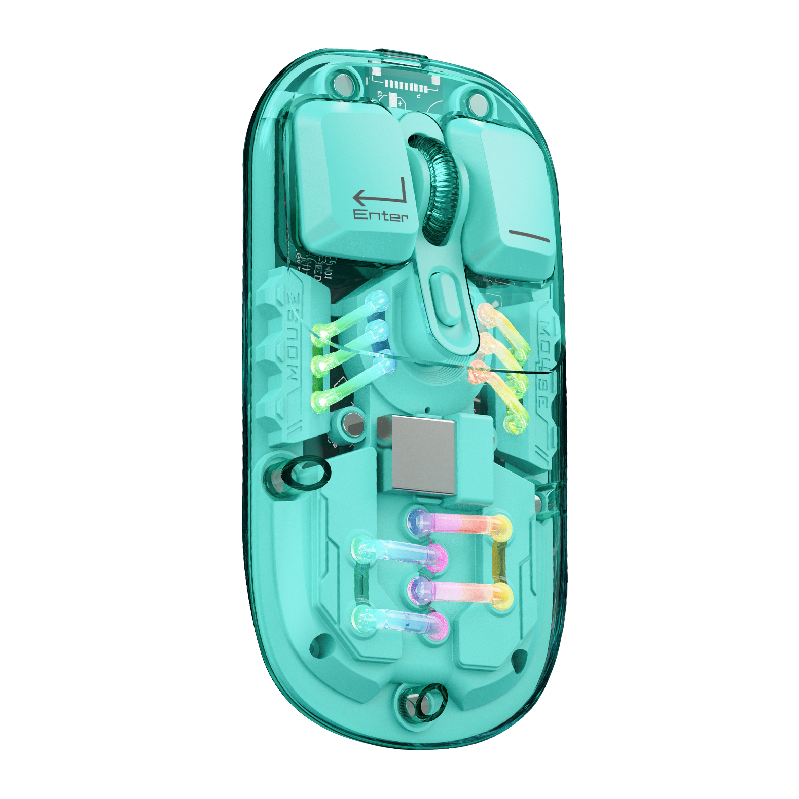 MT400 Wireless Transparent Mouse-KYSONA